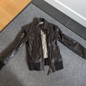 Mackage leather jacket Ellie exclusive for Aritzia